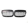 For BMW X5 E70 X6 E71 2007-2013 Car Grille Front Kidney Grill Diamond Style Chrome Black 51137157687 51137157688 51137185223