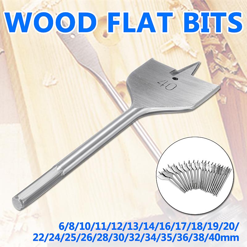 Buy Machine Flat Wood Drill Bit All Metric Sizes Spade Hex Shank Bit Cutter 6mm40mm at