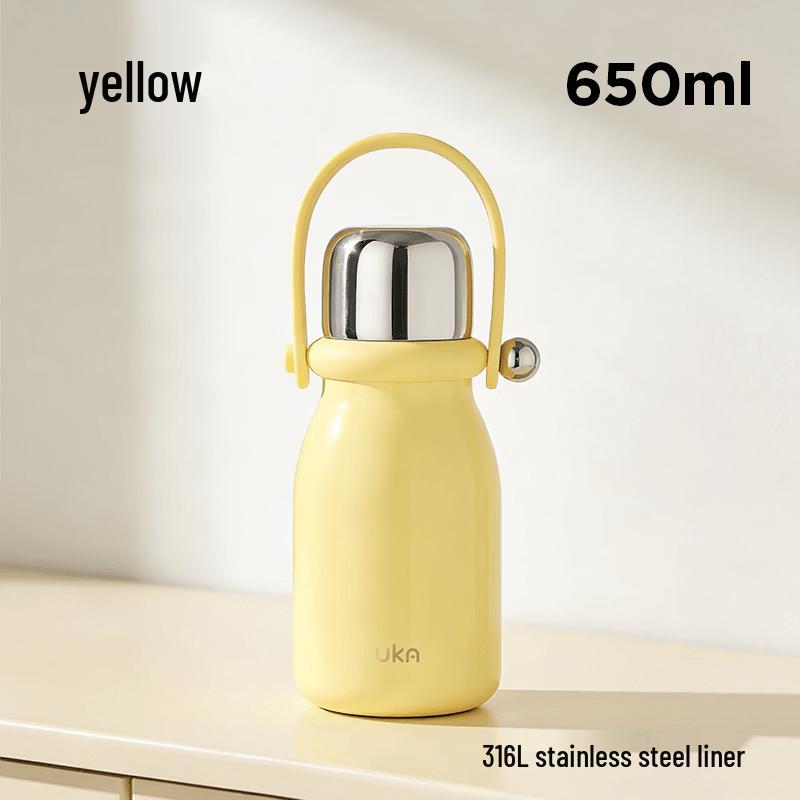 UKA Portable 316L SS Dual-Drink Insulated Bottle