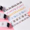 1PC Cartoon Pattern Lace Band Children's Rolling Flower Seal Creative Seal Graffiti Handbook DIY Roller Lace Decoration Band