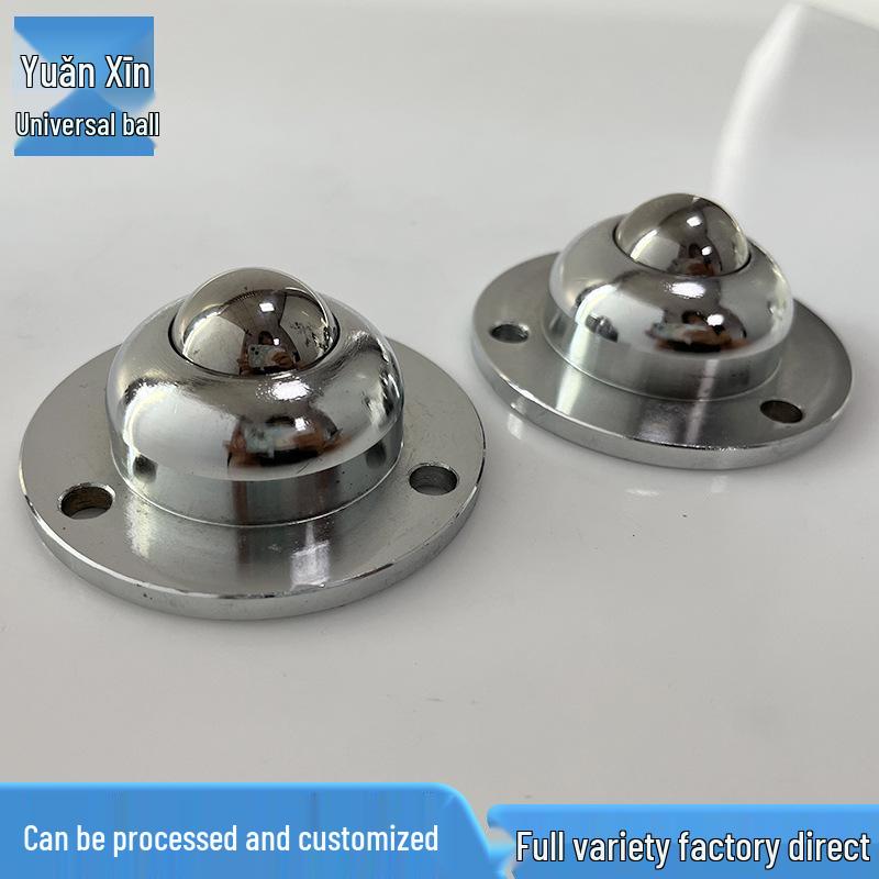 Butterfly Universal IA Series 3-Hole Flange Bullseye Heavy Duty Steel Ball Bearing Wheel