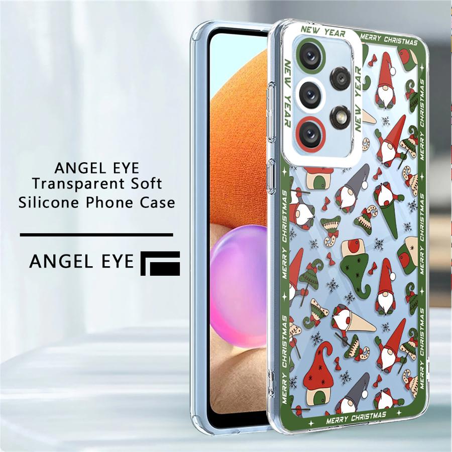 Winter Merry Christmas phone Case for Samsung A13 A14 A15 A23 4G 5G A24 4G A25 A33 A34 A53 A54 A73 A35 A55 5G bag