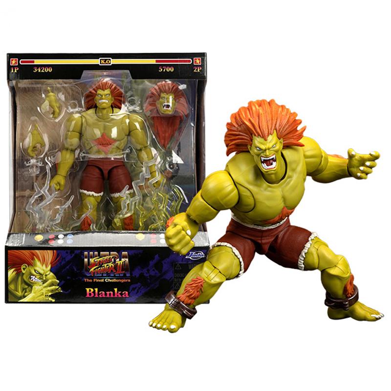 Toys Street Fighter Blanka Action Figure - Deluxe Wild Beast Edition Collector Figure JD35173