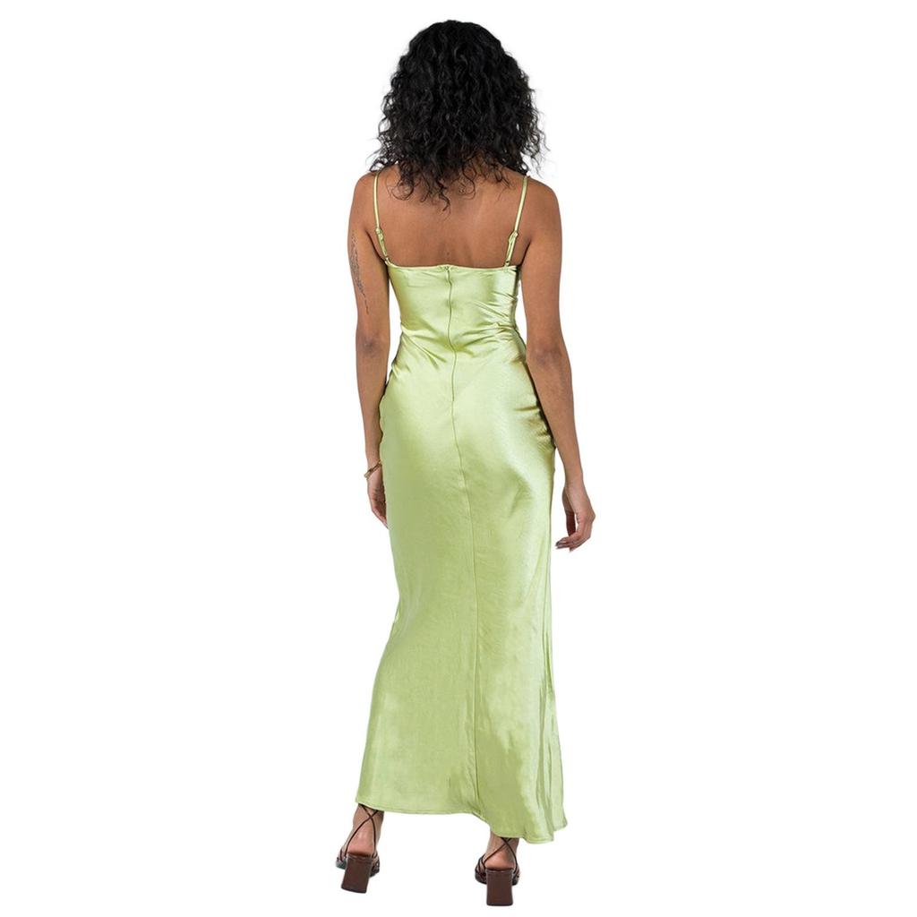 European and American Spring/Summer 2024 Embroidered Lace Sleeveless Solid Color Dress for Women