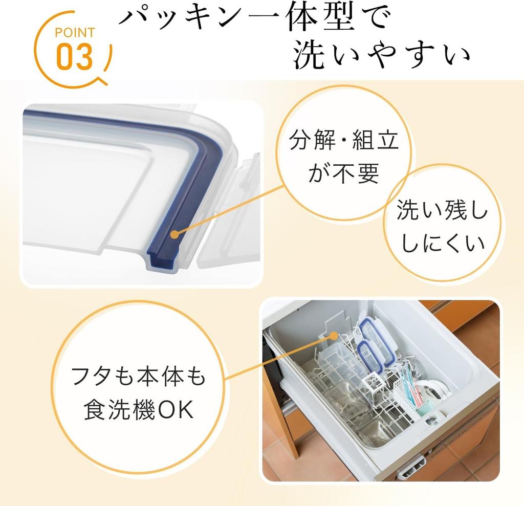 Iwasaki Kogyo Lustroware Easy Care Storage Set of Microwave and Dishwasher Heat Made in Japan Containers, 2.0L, 2, Safe, Airtight, Resistant,