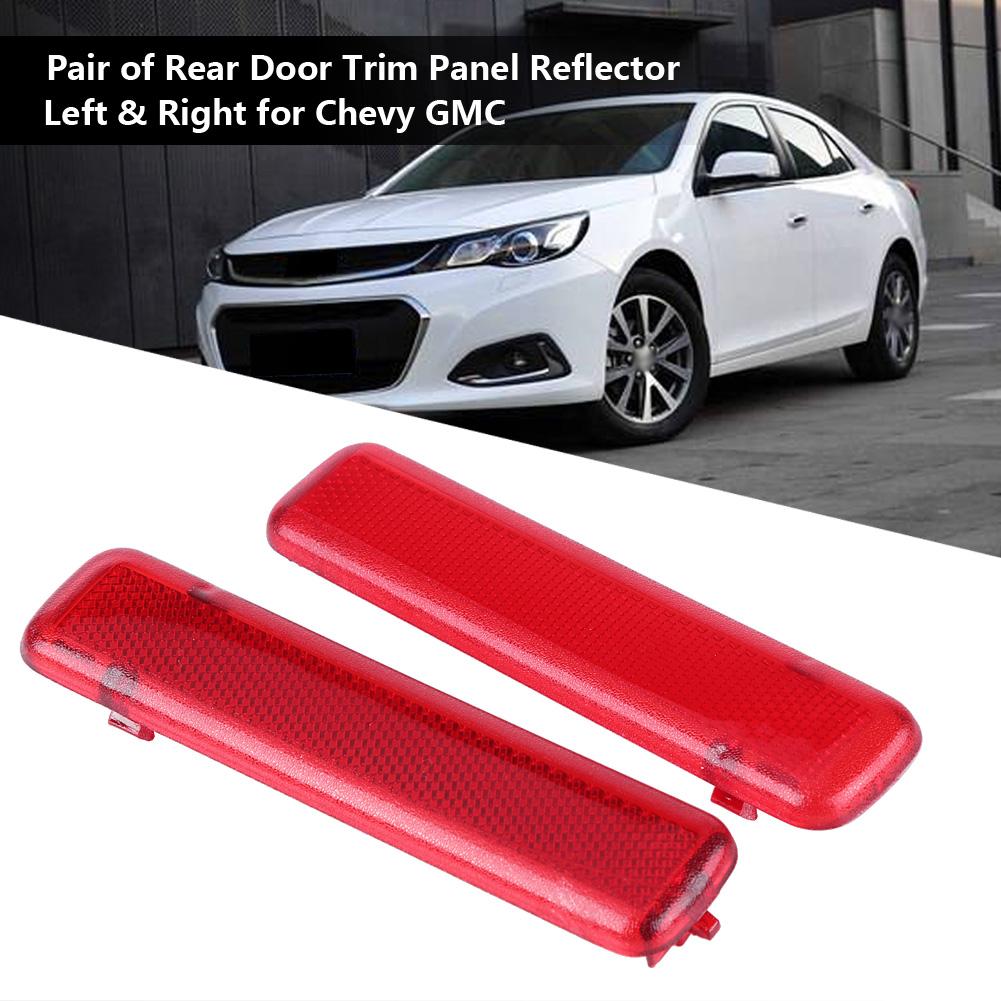 1 Paar Reflektoren für hintere Türverkleidung links & rechts für Chevy GMC 15183155 15183156