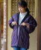 Yurakuan Women's Kurume Hanten (Women's Hanten), Cotton-padded, Made in Japan (Size 24, One Size Fits All)