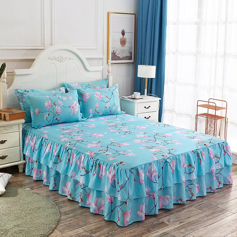 

Юбка для кровати «Принцесса» в корейском стиле с начесом — двухстороннее утолщенное покрывало Simmons Pillowcases Pair