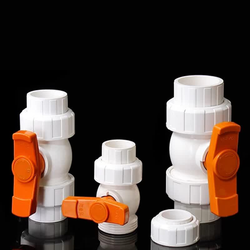Deqi PVC Double Union Ball Valve