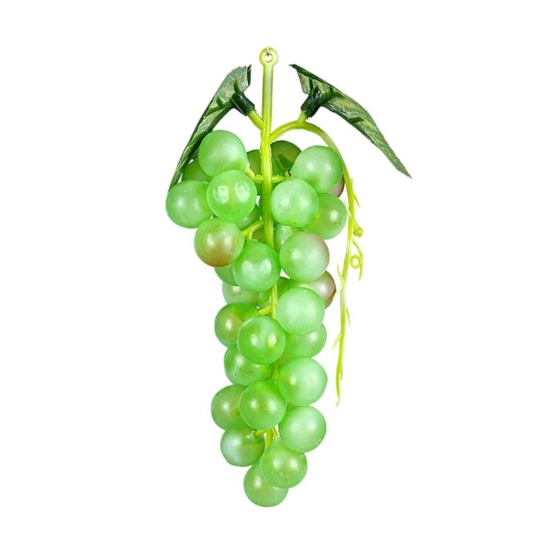 Set of 5 High Quality Artificial Grape Bunches Faux Fruit Decoration for Window Shop Display Event Styling