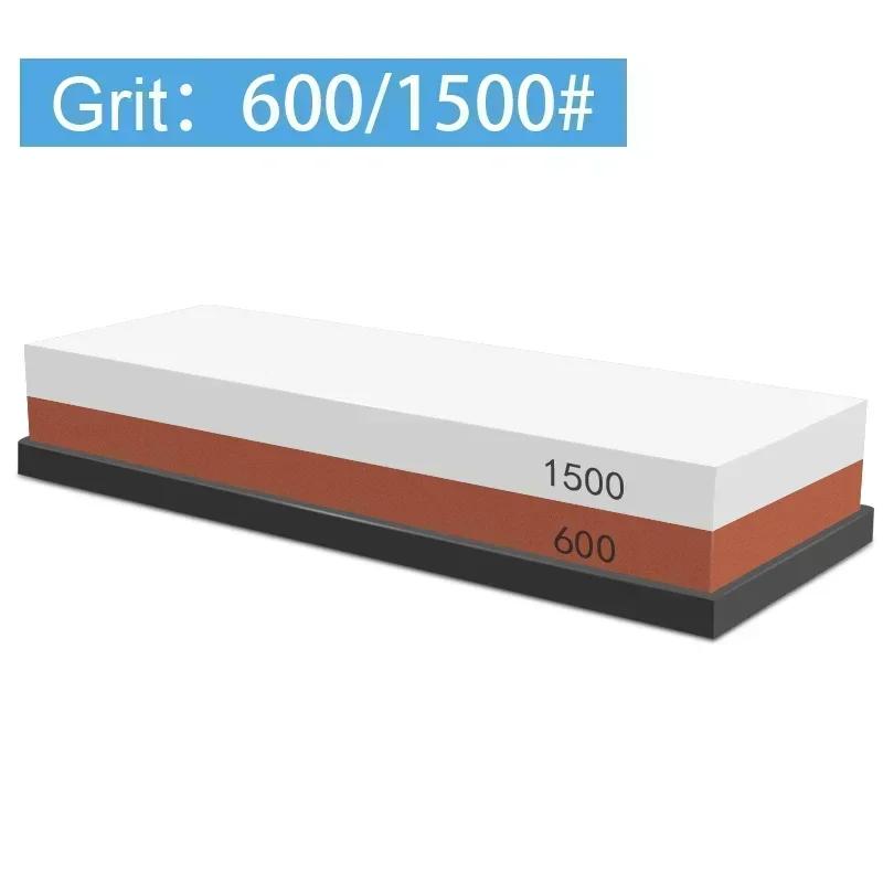 1-7 Stück Schärfstein Messerschärfer Körnung 240-8000# Wetzstein Professionelles Schleifstein-Set Holzbasis Winkelführung Polierset