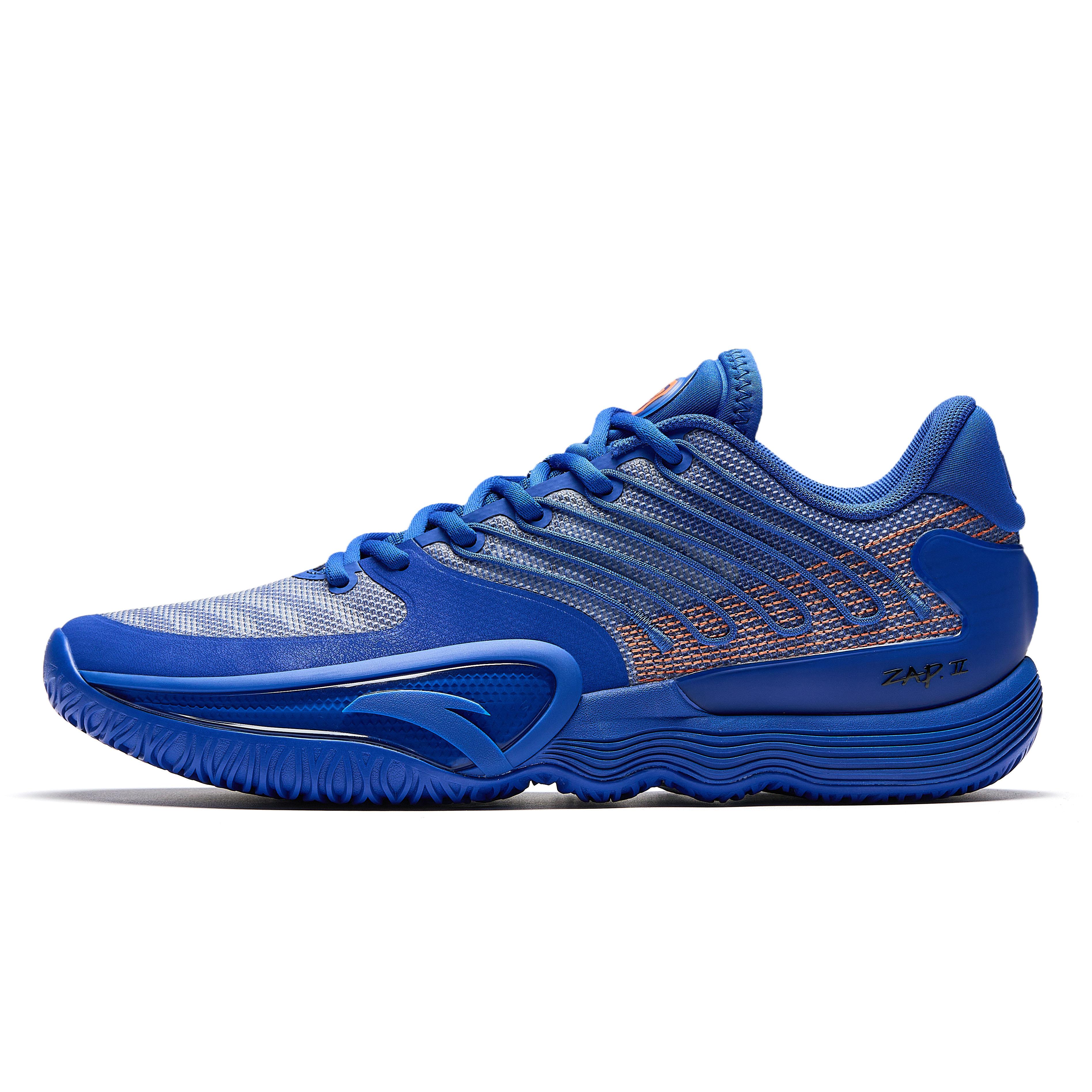 Anta Shunxi 2 Men Low Top Basketball Shoes Blue 912511107Q-10 44.5