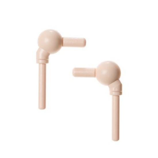 Obitsu 50cm Body Arm Joint Parts 501 and Right White (Left Set)