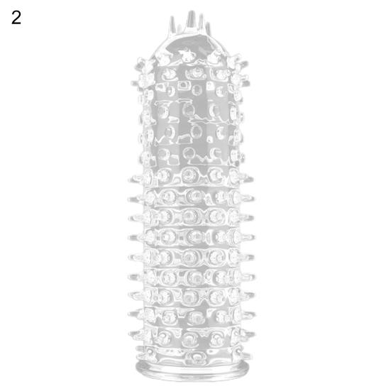 Penis Extension Cover High Toughness Easy Clean Practical Great Male Enlargement Sleeve Sexual Toy for Men