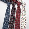 6.5Cm Male, Exquisite Cashew Pattern In Cotton Cloth, Business Casual Retro Suit And Tie.