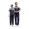 Customized Reflective Short Sleeve Workwear Set for Summer - Auto Repair, Welding, and Workshop with Print and Embroidery