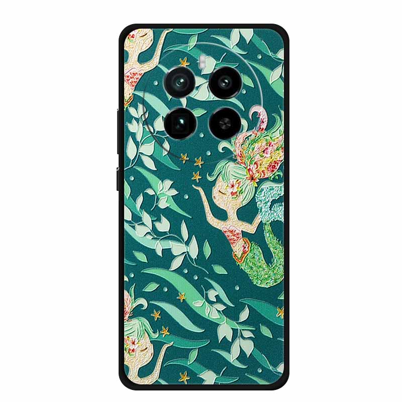 3D Emboss Case For Realme 12 4G Phone Case Realme12 Black Silicone Soft Coque For Realme 13 5G 12 Pro Plus Back Cover Case Funda