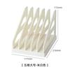 1pcs Desktop Book Stand, Document Holder, Student Plastic Book Holder, Magazine Divider, Shelf