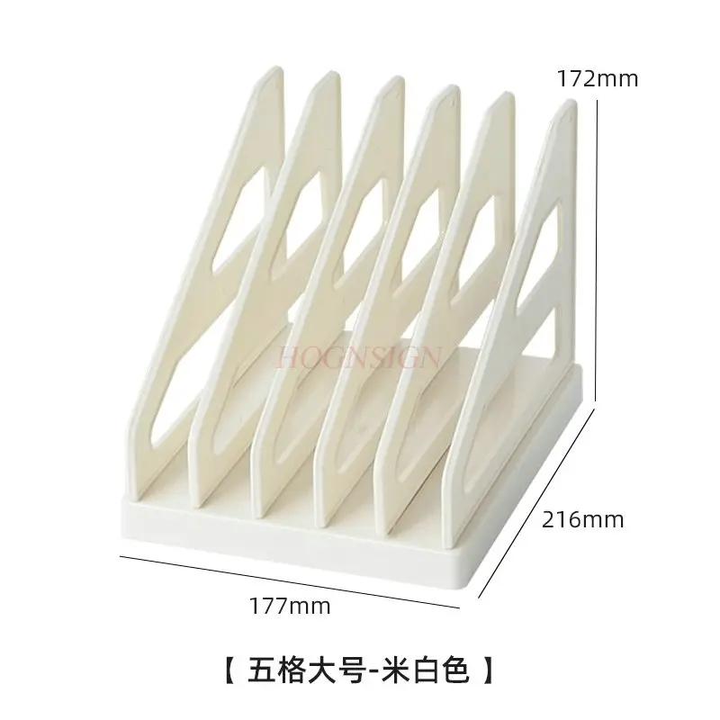 1pcs Desktop Book Stand, Document Holder, Student Plastic Book Holder, Magazine Divider, Shelf