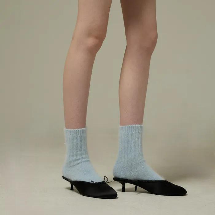 Roomy Angora Socks