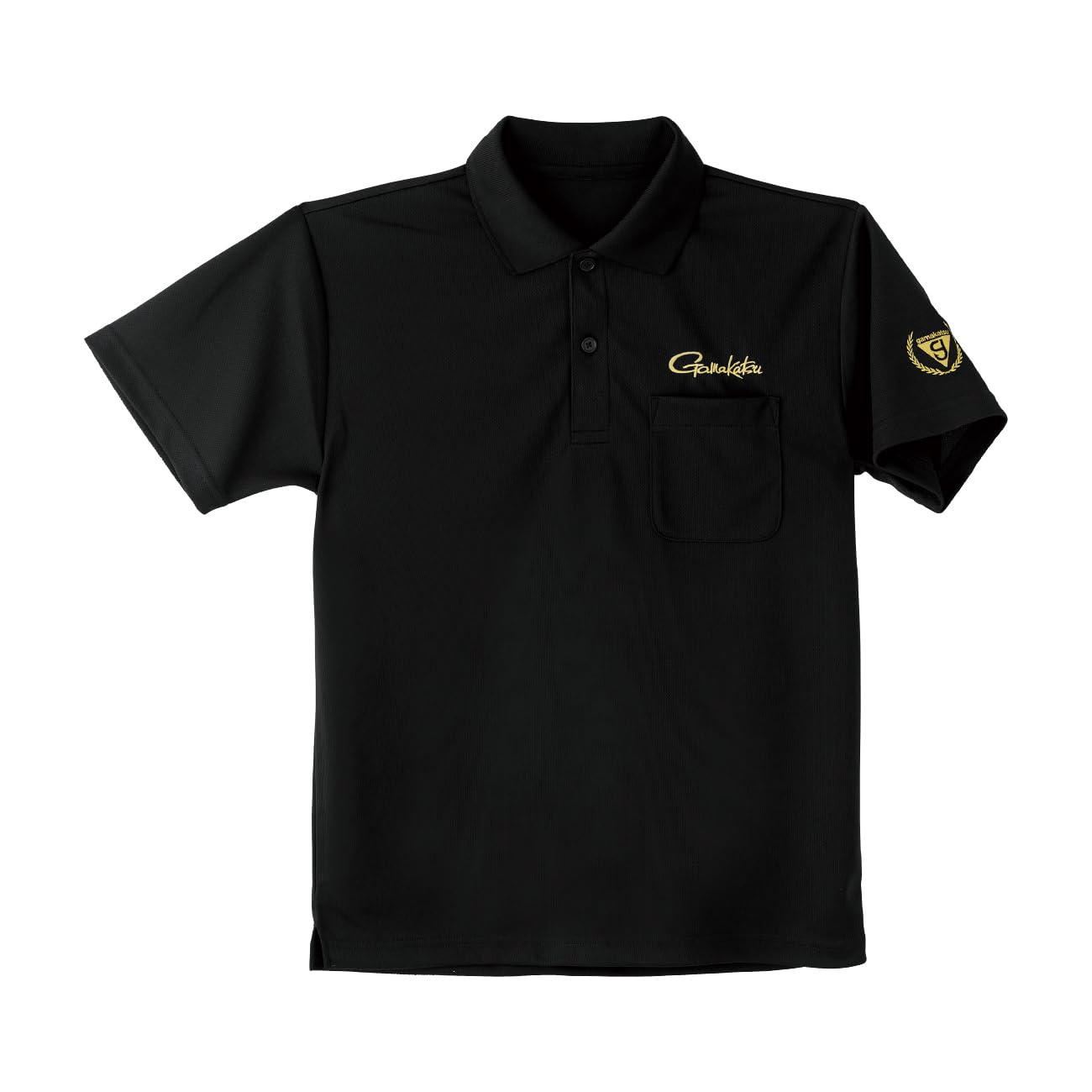 

Gamakatsu Polo Shirt LL GM3783 Black/Gold