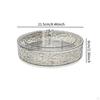 Compartmentalized Appetizer Serving Tray with Lid And Cover, Round Storage Box for Nuts, Sweets,