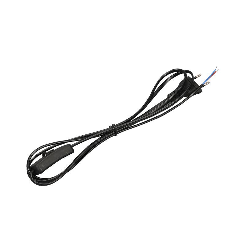1.8m Table Lamp Cord with European Plug, LED Home Light Power Cord, Lighting Accessories