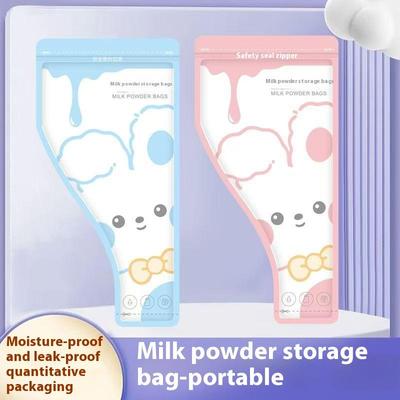 10Pcs Portable Baby Sealed Retain Freshness Outdoors Milk Powder Storage Bag Travel Disposable Milk Storage Bag