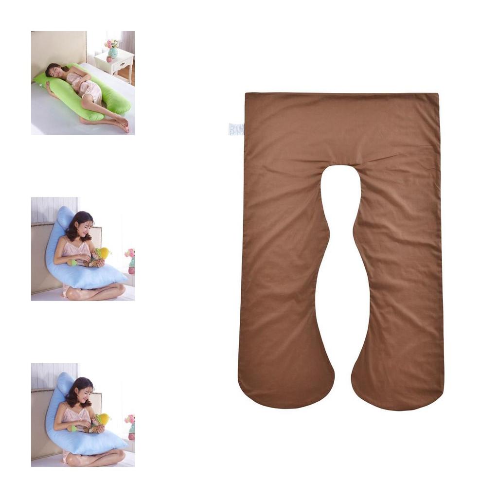 Oversized U Shape Full Body Comfort Pillow Case For Maternity And Pregnancy Support