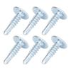 50PCS Round Head Drill Screw Non Slip Carbon Steel Galvanized Self Drilling Screws 4.2x16mm Washer