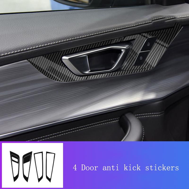 Chery Tiggo 7 Pro Car Interior Sticker Film Central Control Carbon Fiber Lines Modified Auto Decoration