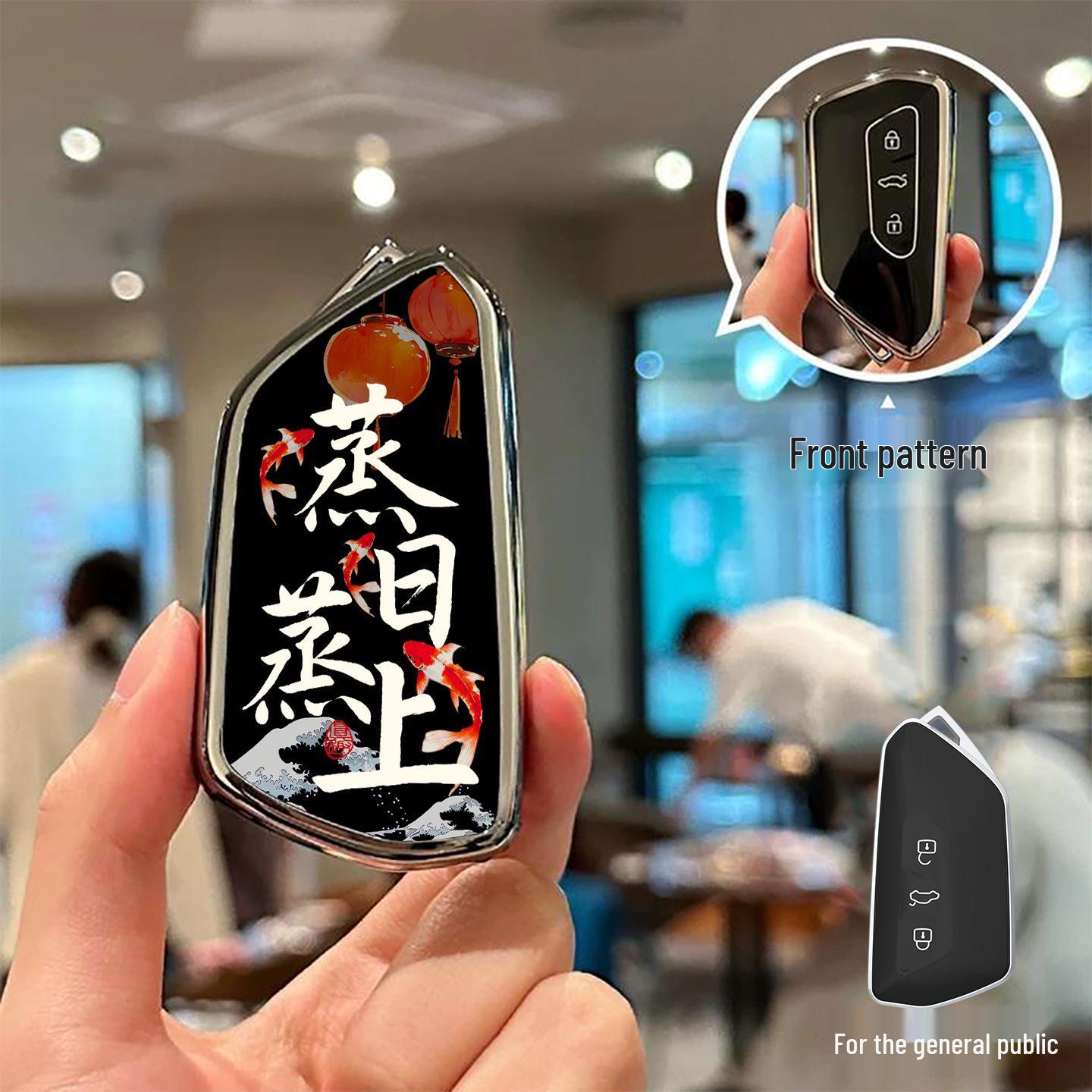 

Volkswagen Golf 8 Stylish Car Key Case for Lamando L, Lavida, Touareg L, Passat Pro, Teramont