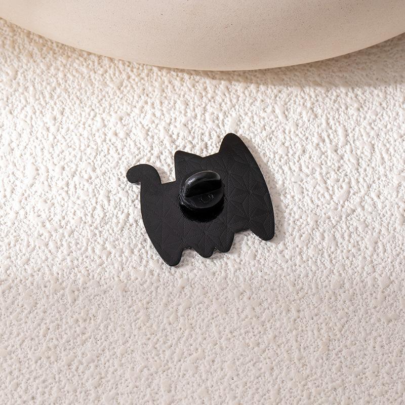 Rainbow Cute Cat Cartoon Animal Metal Brooch Colored Cat Drip Alloy Badge Clothing Backpack Accessories