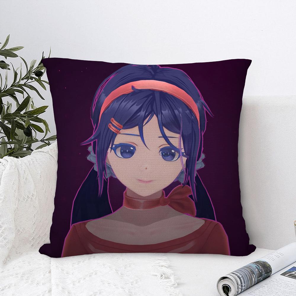 M-MiSide Mita Pillow Case Sofa Decorative Home Double-sided Print Plush Square Throw Pillow Covers Cushion Decor Cover