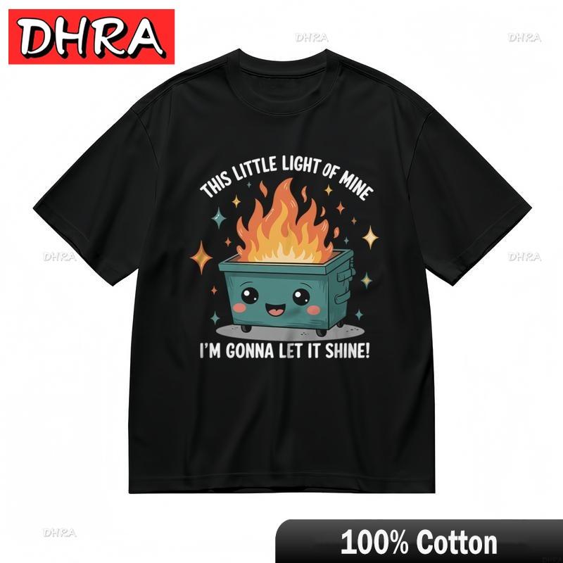 Unisexs Breathable Classic TShirt This Little Light Shine Graphic with Stars Tee Shirts Tees for Anniversary Gift TShirt Boys 4XL