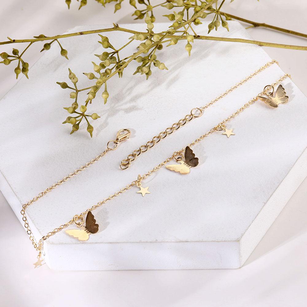 Y2K Bracelet Wedding Women's Jewelry Popular Collarbone Necklace Women's Temperament Butterfly Fashion Chain Necklace