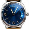 Pánské hodinky replika 45mm vintage pilotní manuální mechanické pánské hodinky Zelená barva Air Force Svítící aseptický ciferník Japonský strojek