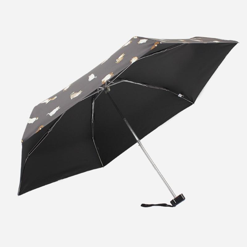 Cartoon Umbrella Adorable Kitten Print For Outdoor Travel And Daily Use Cartoon Kitten Print