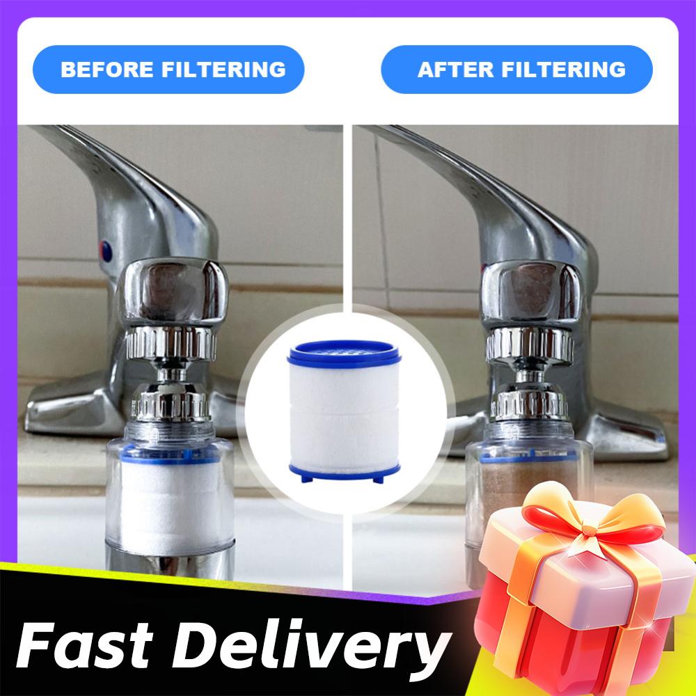 2-20PCS Faucet Water Purifier Water Saving Household Kitchen Bathroom Faucet Water Filter Showers Head Bath Soften Hard Water