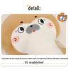 Seal Fishbone Plush Pillow - Cute Bedtime Companion for Boys & Girls