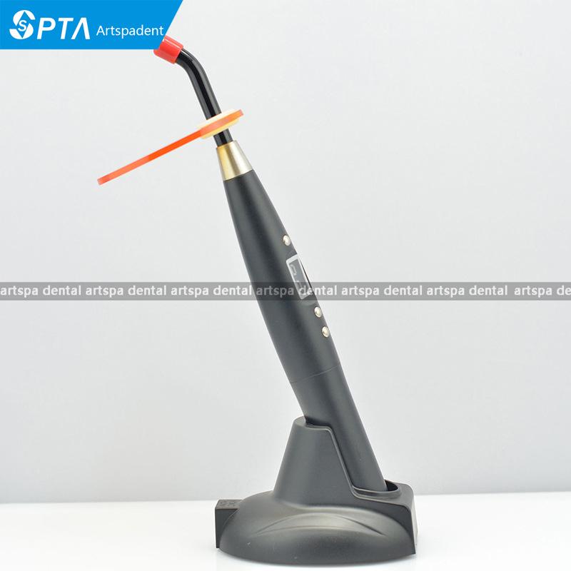 LED Dental Curing Light with Color Pen-type Fiber Optic Guide and Resin