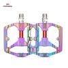 PROMEND MTB Bicycle Pedal Anti-Slip Double DU Bearings Lightweight Aluminum Alloy Pedal Wide Platform Pedals Mountain Bike Parts
