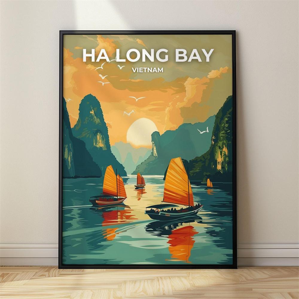 Hoi An Travel Poster Print Angers Travel Poster Print Wall Decor Canvas Painting Hanoi Travel Poster Seville Travel Poster Print
