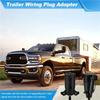 HOT-USA To EU Trailer Light Converter US 7-Way Blade Socket To EU 7-Pin Round Plug,USA To EU Trailer Light Converter US 7-Way Bl