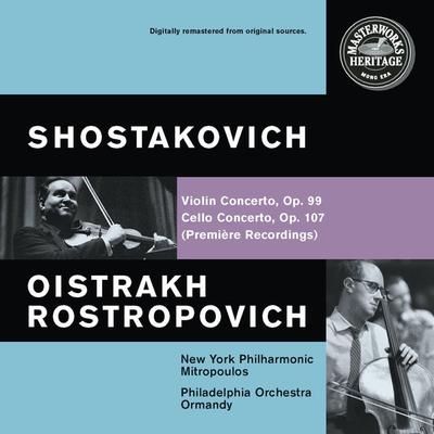 CD DMITRI SHOSTAKOVICH / DAVID OISTRAC - Violin Concerto, Op. 99, Cello Conc MHK63327 Sony Classical 1998 US Classical Used