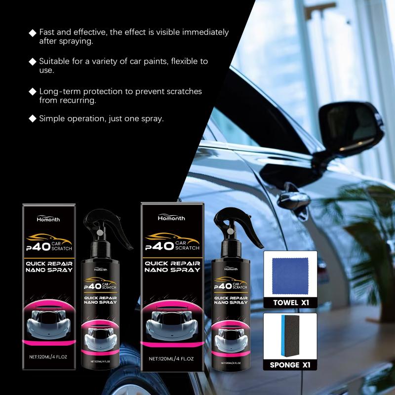 Car Removal Nano Spray Fast Hydrophobic Polish Water Displacing Coating Stain Cleaner for Car Body Paint Surface Repair