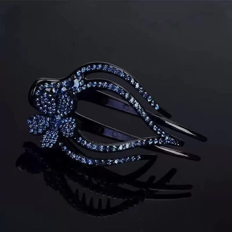 Strass Haar Krokodilklemmen Haar Kristall Haarnadel Frauen Hübsche Haarspangen Elegante Exquisite Dekoration Klaue Klemme