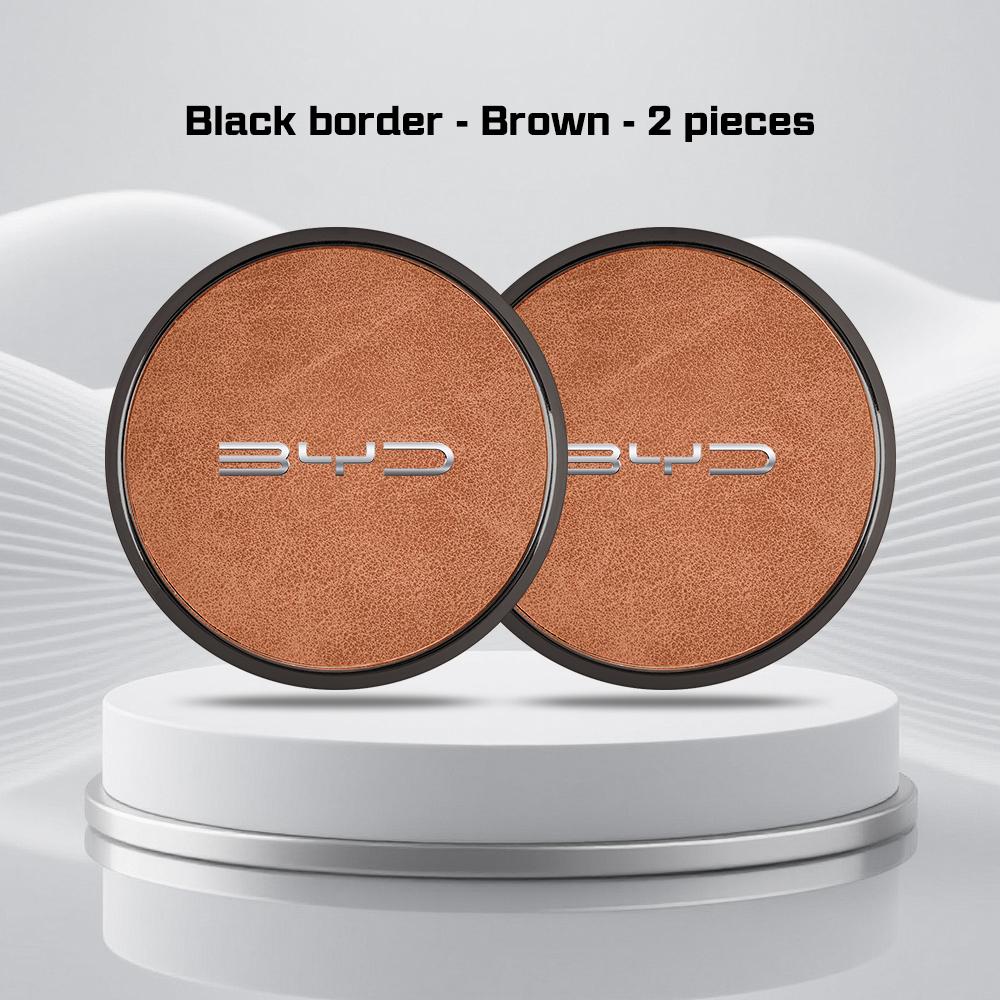 Universal Car Cup Holder Coaster Anti-slip Water-proof Cup Mat For BYD Song Plus Yuan Pro Tang EV F0 F3 Seal Han Qin Accessories