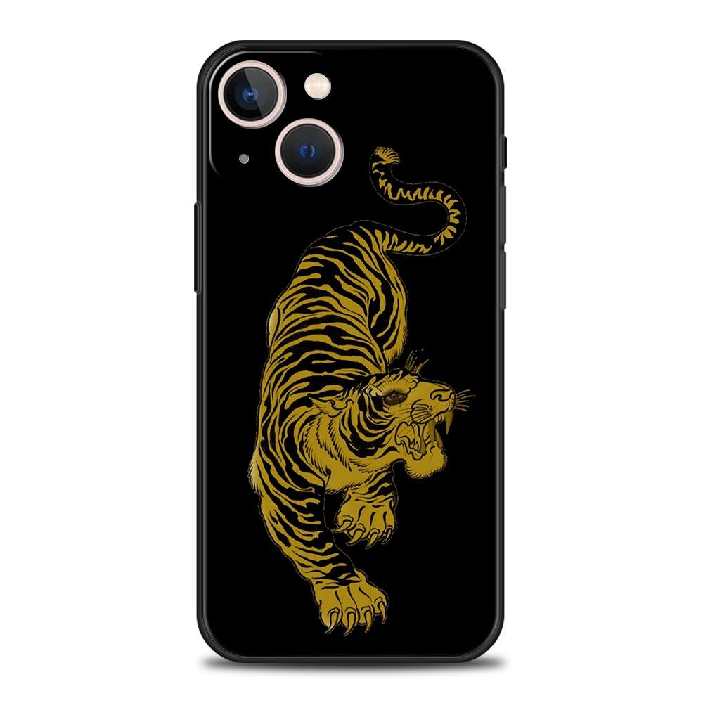 Custodia per telefono Tiger neon Leopard per iPhone Samsung Galaxy Redmi Xiaomi Oppo OnePlus Note SA 7 8 9 10 11 12 13 14 20 21 22 23 53 54 Pro Max Plus Ultra