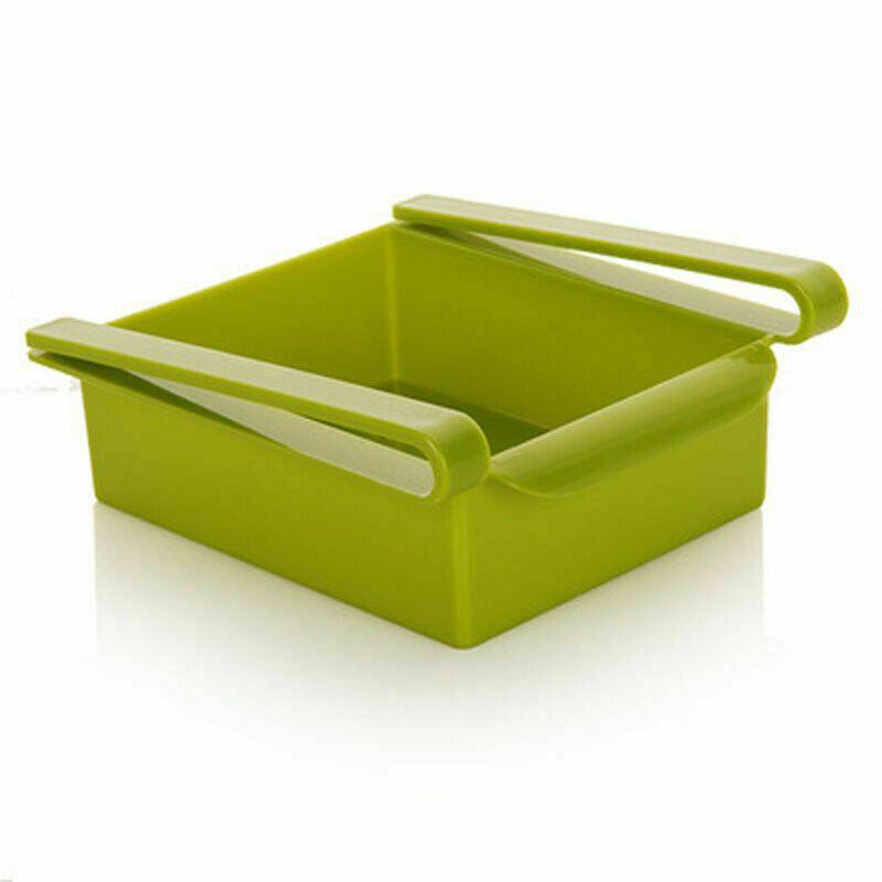 Versatile And Durable Slide Kitchen Fridge Freezer Space Saver Organizer Box